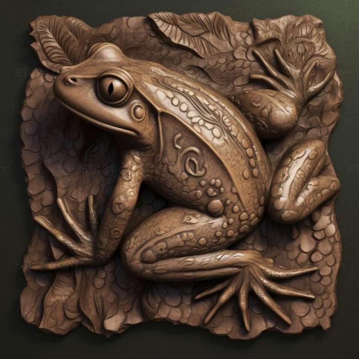 Nature and animals (Amphibian 1, NATURE_4465) 3D models for cnc